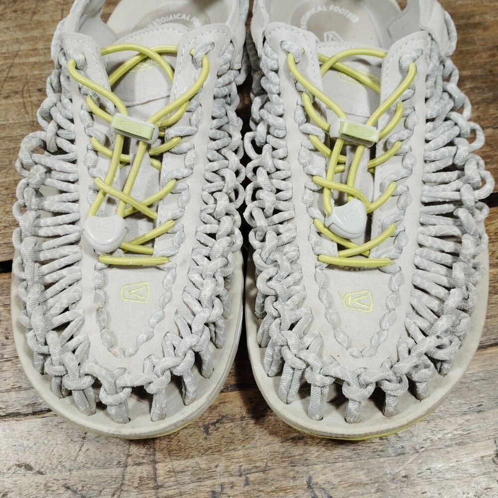 Keen Sz 7.5 UNEEK Sandals Bungee Cord Hiking Water Shoes 1014640 Gray - Picture 2 of 8